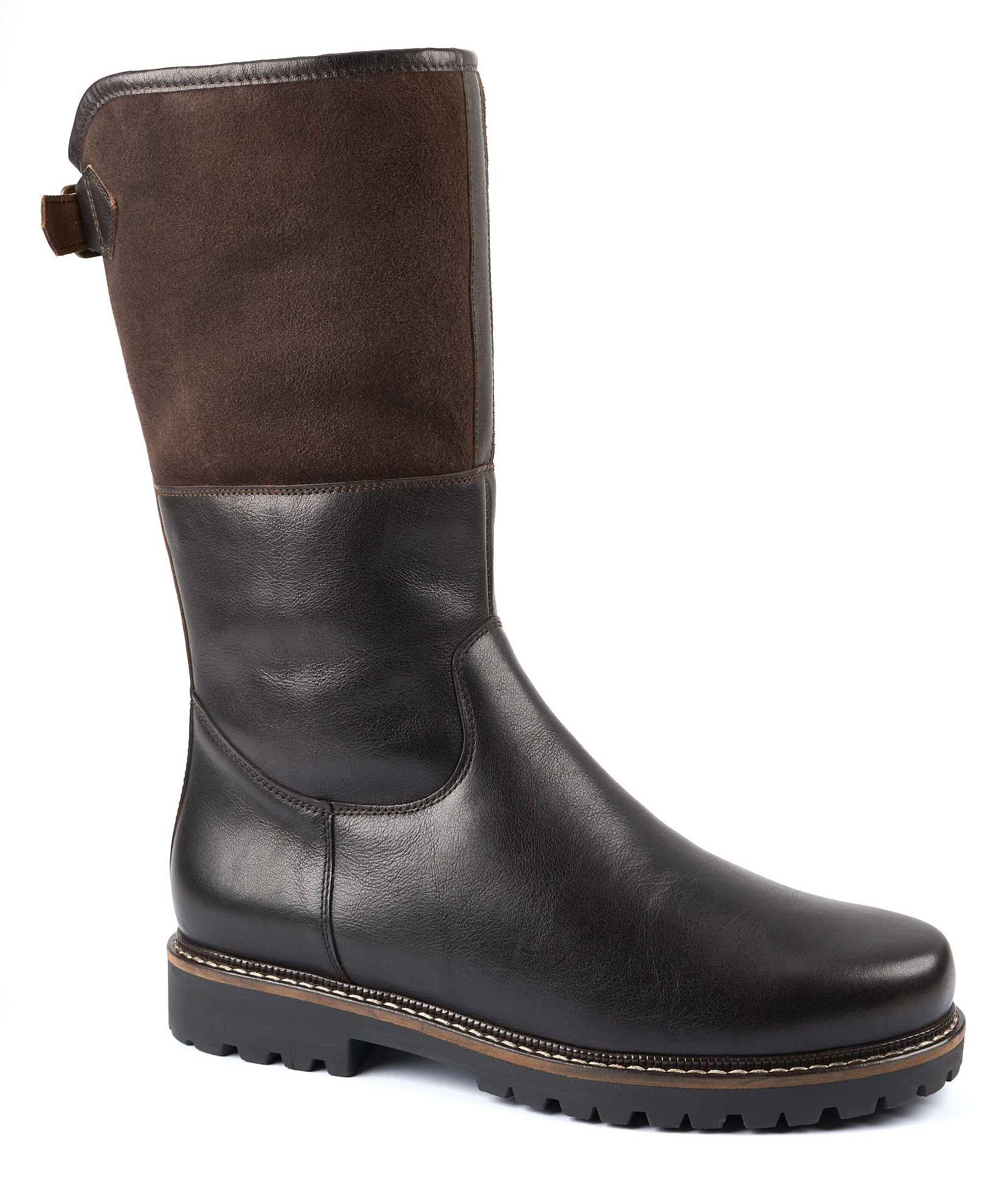 6044 Paniolo/Filz/LF · schwarz/grau · Stiefel · 6044.01